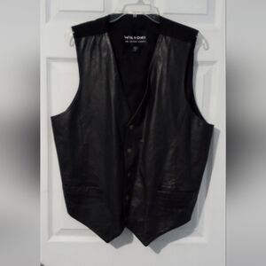 Wilson Black Vest Sleek Minimalist Design